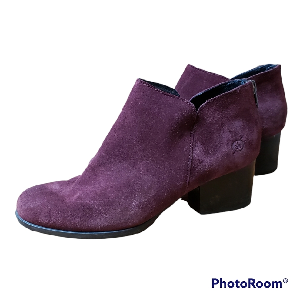 Born Women's Ankle Boots in Deep Purple